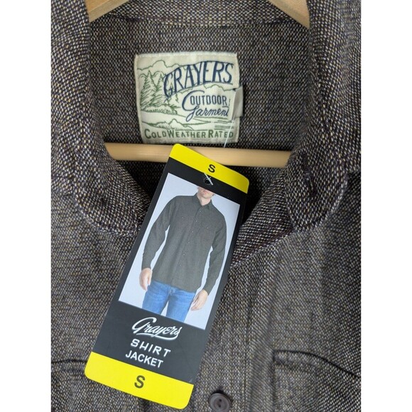 Grayers Shacket Heavy Duty Shirt Jacket Men's Small - Picture 4 of 10